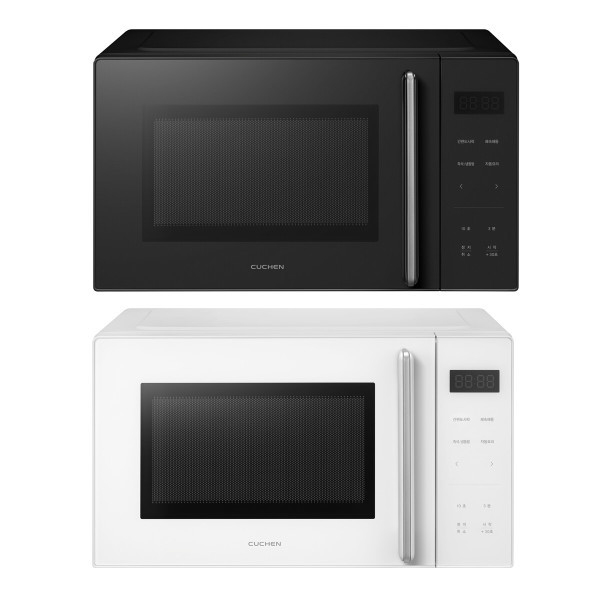 [쿠첸] 미니멀 플랫 무회전 전자레인지 23L